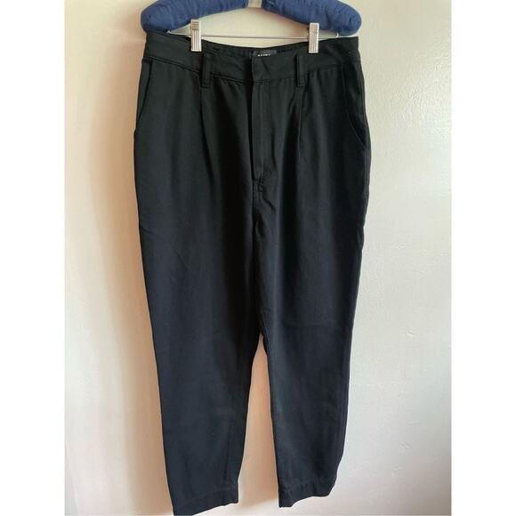 Paige Denim Simone Pleats in Black Carbon size 30 (US 10) - Picture 5 of 16